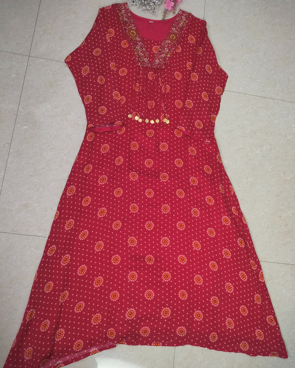 Chinon 3 piece bandhej suit set